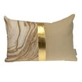 thumbnail image 1 of Parkland Collection Transitional Stripes Beige 14" x 20" Pillow, 1 of 2
