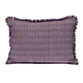 thumbnail image 1 of Parkland Collection Transitional Stripes Purple 14" x 20" Pillow, 1 of 6