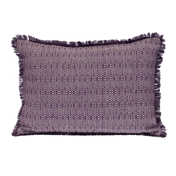 Parkland Collection Transitional Stripes Purple 14" x 20" Pillow
