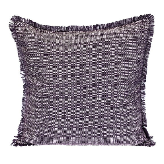 Parkland Collection Transitional Stripes Purple Square 24" X 24" Pillow