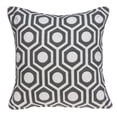 thumbnail image 1 of Parkland Collection Ursae Gray and White Decorative Throw Pillow, 20 x 20 Cotton Square Pillow, 1 of 6