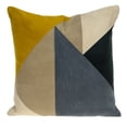 thumbnail image 1 of Parkland Collection Ziele Contemporary Multicolor Pillow Cover With Poly Insert, 1 of 5
