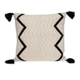 thumbnail image 1 of Parkland Collection Zinga Transitional Beige/Cream Throw Pillow, 1 of 2