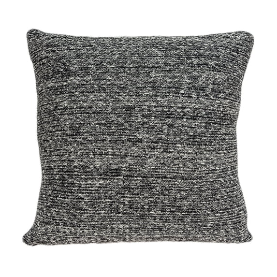 Parkland Collection Zumi Transitional Grey Pillow Cover With Down Insert