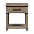 thumbnail image 1 of Parkland Falls Light Brown Rectangular End Table, 1 of 8