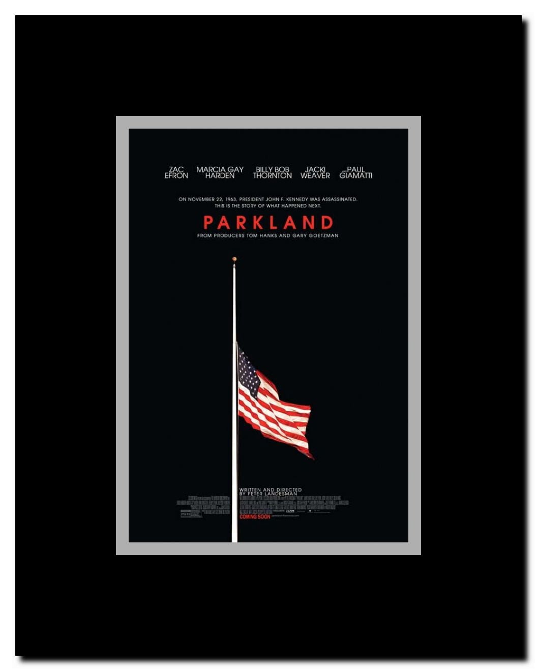 Parkland Framed Movie Poster