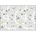 thumbnail image 1 of Parklon Silky Cotton Foldable Baby Play Mat -Large Size (78.7x55.1) -Le Mans, 1 of 8