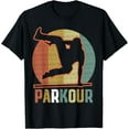 thumbnail image 1 of Parkour Apparel T-Shirt men and women can wear,black,white,creative gift, 1 of 4