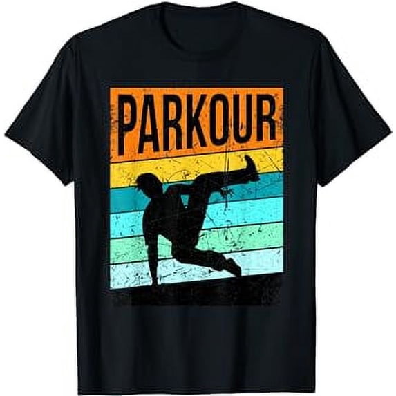 Parkour Shirt Kids For Boys Girls Gear Jump Party T-Shirt