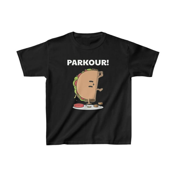 "Parkour Taco - Adventure Awaits" Kids T-Shirt