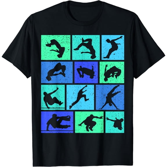 Parkour Traceur Boys Men Kids T-Shirt