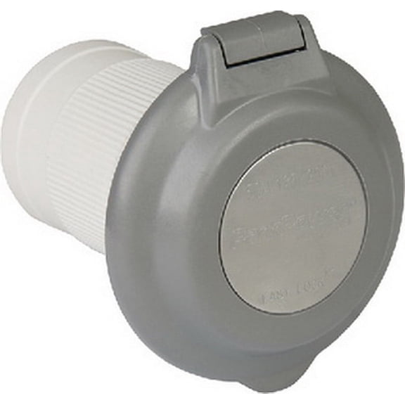 Parkpower By Marinco (Actuant Electrical)  6344ELBRVG; Inlet-Contour 50 Amp Gray