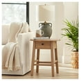 thumbnail image 1 of Parkridge Side Table with Storage - Woven Accent Cabinet, Mid-Century Modern End Table - Entryway, Dining, or Media Console, 1 of 9