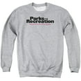 thumbnail image 1 of Parks And Rec Logo Adult Crewneck Sweatshirt Athletic Heather, 1 of 1