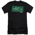 thumbnail image 1 of Parks And Rec - Pawnee Sign - Premium Slim Fit Short Sleeve Shirt - X-Large, 1 of 2