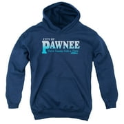 Parks And Rec - Pawnee - Youth Hooded Sweatshirt - Medium