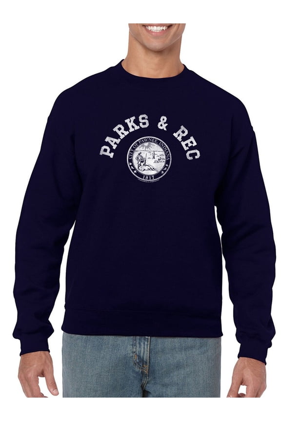 Parks And Rec Sweatshirt Men Parks And Recreation, Male 4X-Large