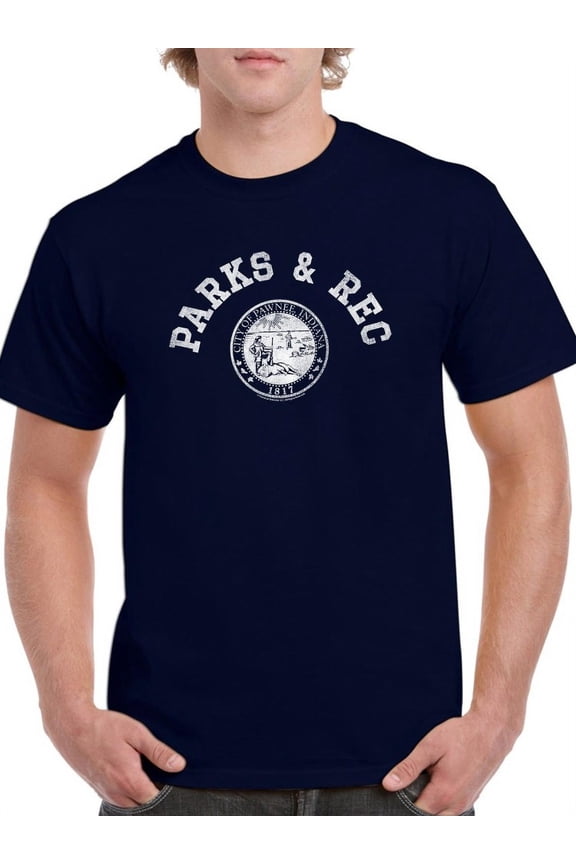 Parks And Rec T-Shirt Men Parks And Recreation, Male 4X-Large