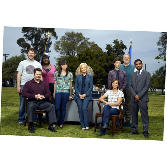 Parks And Recreation poster 12x16 Print on Metal Sign 12in x 16in Square Adults Poster Time