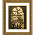 thumbnail image 1 of Parks, David 15x18 Gold Ornate Wood Framed with Double Matting Museum Art Print Titled - View to the Courtyard, 1 of 4