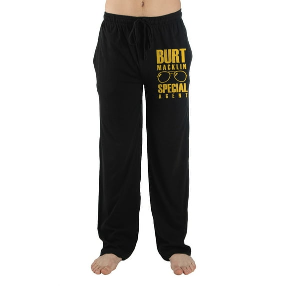 Parks & Rec Sitcom Burt Macklin Mens Sleep Pajama Pants-Medium