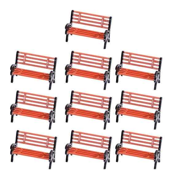 Parks Recliner Seats Chair Park Benches Model Landscape Garden Furniture Miniature Craft