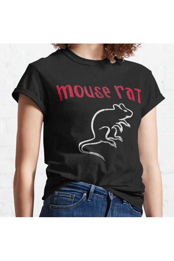 Parks & Recreation Mouse Rat Logo Distressed Classic T-shirt