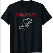 Parks & Recreation Mouse Rat Logo Distressed Short Sleeve T-Shirt