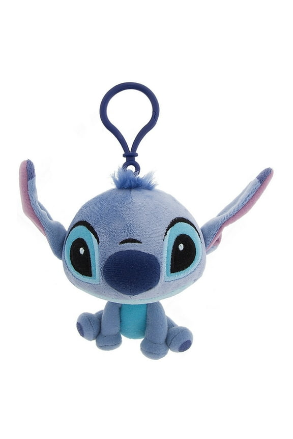 Parks Stitch Big Face Plush Keychain New with Tags