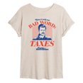 thumbnail image 1 of Parks and Recreation - Bad Word Taxes   - Juniors Ideal Flowy Muscle T-Shirt, 1 of 5