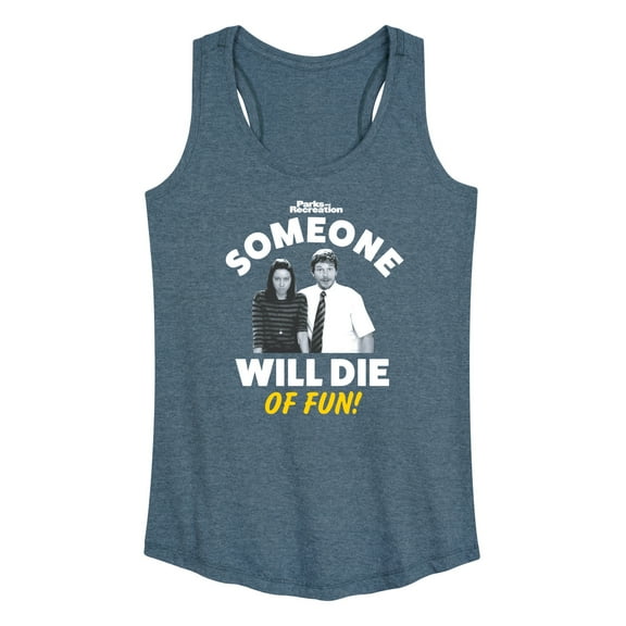 Parks and Recreation - Die Of Fun - Women's Racerback Tank Top
