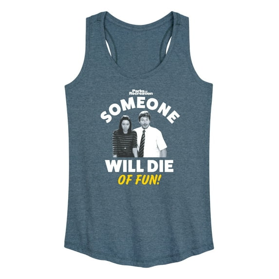 Parks and Recreation - Die Of Fun - Women's Racerback Tank Top