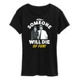 thumbnail image 1 of Parks and Recreation - Die Of Fun - Women's Short Sleeve Graphic T-Shirt, 1 of 5