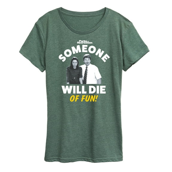 Parks and Recreation - Die Of Fun - Women's Short Sleeve Graphic T-Shirt