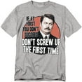 thumbnail image 1 of Parks and Recreation Don't Screw Up Mens Short Sleeve Shirt, 1 of 7