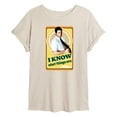 thumbnail image 1 of Parks and Recreation - I Know What Things Are - Juniors Ideal Flowy Muscle T-Shirt, 1 of 5