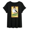 thumbnail image 1 of Parks and Recreation - I Know What Things Are - Juniors Ideal Flowy Muscle T-Shirt, 1 of 5