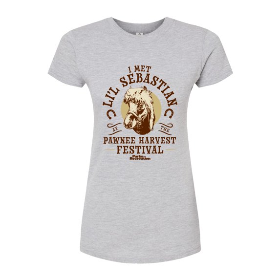 Parks and Recreation - Lil Sebastian - Juniors Fitted Graphic T-Shirt