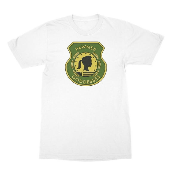 Parks and Recreation Pawnee Goddess White Adult T-Shirt