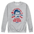 thumbnail image 1 of Parks and Recreation - Ron Bacon Eggs - Men's Crew Neck Fleece Pullover, 1 of 5