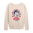 thumbnail image 1 of Parks and Recreation - Ron Bacon Eggs - Women's Lightweight French Terry Long Sleeve Shirt, 1 of 5