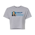 thumbnail image 1 of Parks and Recreation - You Know My Code  - Juniors Cropped Cotton Blend T-Shirt, 1 of 5