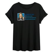 Parks and Recreation - You Know My Code  - Juniors Ideal Flowy Muscle T-Shirt