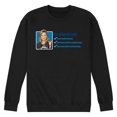 thumbnail image 1 of Parks and Recreation - You Know My Code - Men's Crew Neck Fleece Pullover, 1 of 5