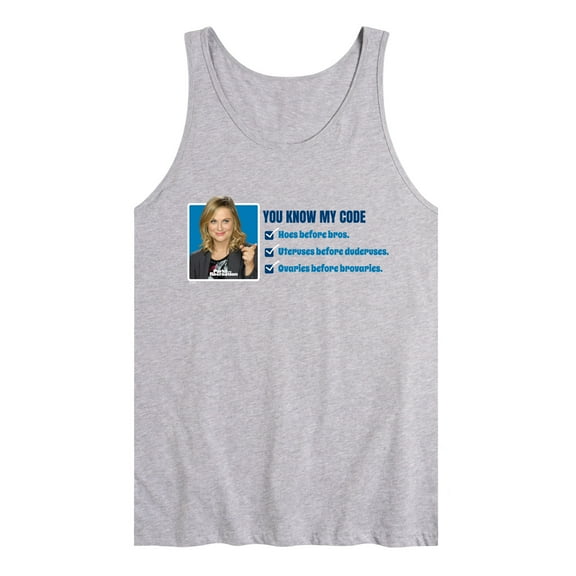 Parks and Recreation - You Know My Code - Men's Jersey Tank Top