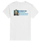 Parks and Recreation - You Know My Code - Men's Short Sleeve Graphic T-Shirt
