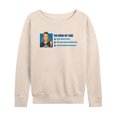 thumbnail image 1 of Parks and Recreation - You Know My Code - Women's Lightweight French Terry Long Sleeve Shirt, 1 of 5