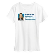 Parks and Recreation - You Know My Code - Women's Short Sleeve Graphic T-Shirt