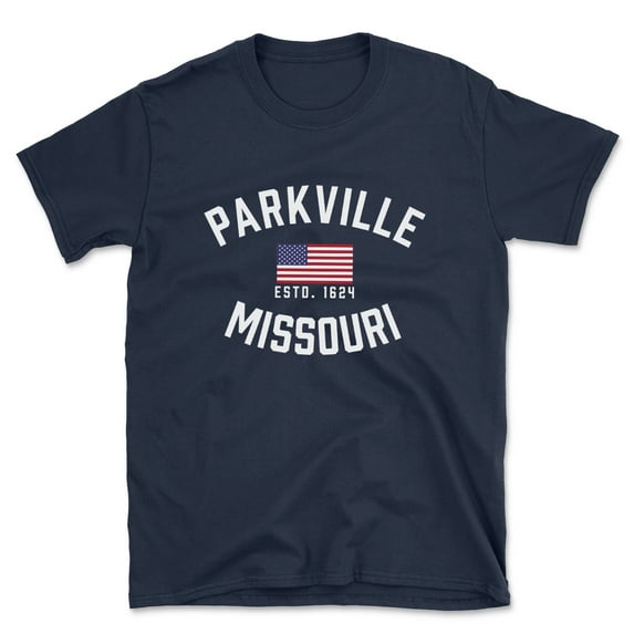 Parkville Missouri Patriot Men's Cotton T-Shirt