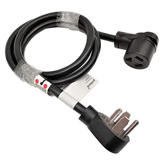 Parkworld 60134B Dryer Adapter Cord NEMA 14-30P Male to 10-30R Female, 30A, 250V (8FT)
